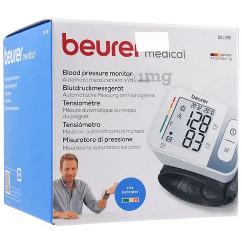 Beurer Bc Wrist Blood Pressure Monitor White Buy Box Of Unit At