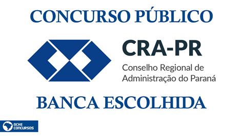 Concurso CRA PR 2023 já tem organizadora