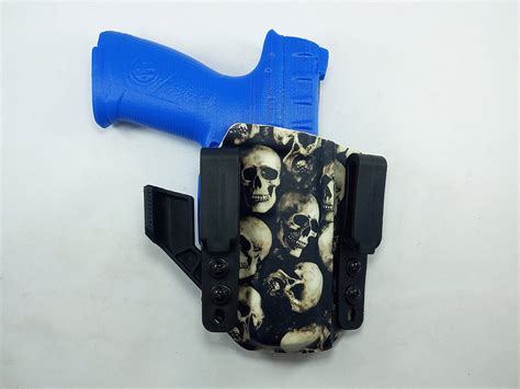 Coldre Kydex Velado Clip Duplo Caveiras Beretta Apx Destro Lalor