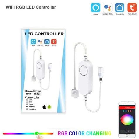 APPAREIL DE COMMANDE LED RGB Bande Lumineuse LED Smart Life APP DC5V