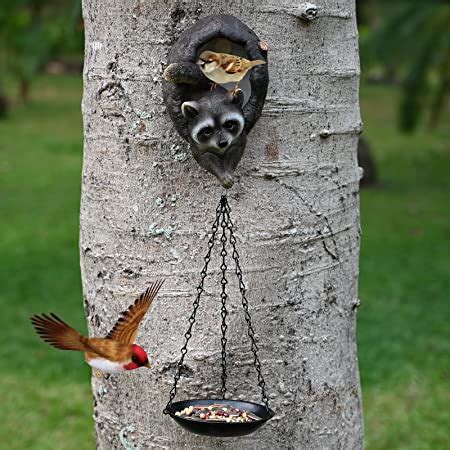 Amazon Alladinbox Hanging Bird Feeder Tray Inch Platform Metal