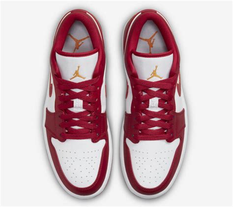 Air Jordan 1 Low Cardinal Red 553558 607 Release Date SBD