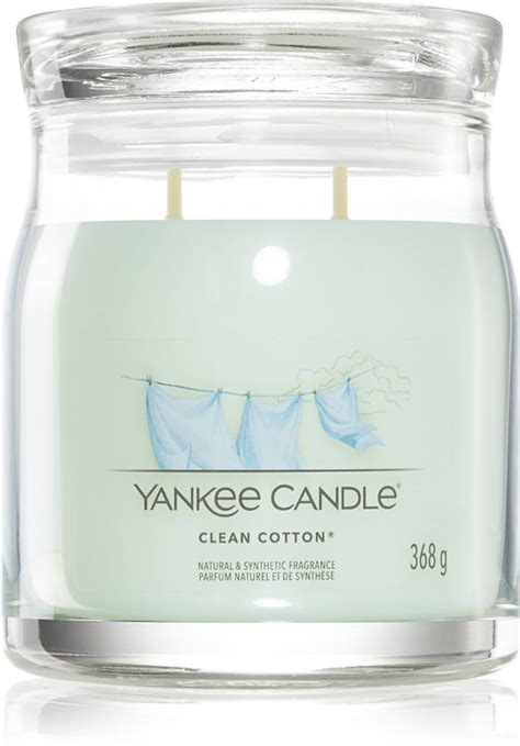 Yankee Candle Clean Cotton Candela Profumata Signature Notino It