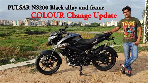 Bajaj Pulsar Ns New White Colour Black Alloywheel Detailed