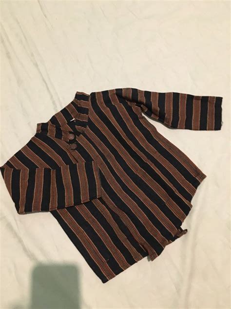 Baju Adat Jawa Surjan Lurik Anak On Carousell