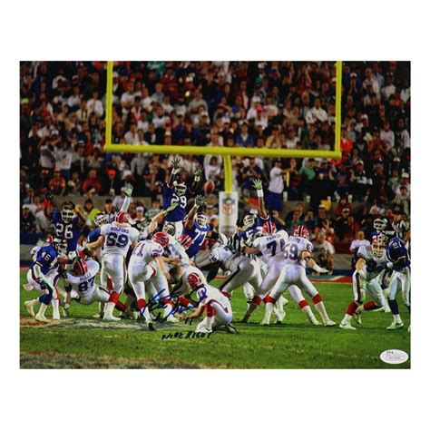 Scott Norwood Signed Bills X Photo Inscribed Wide Right Jsa