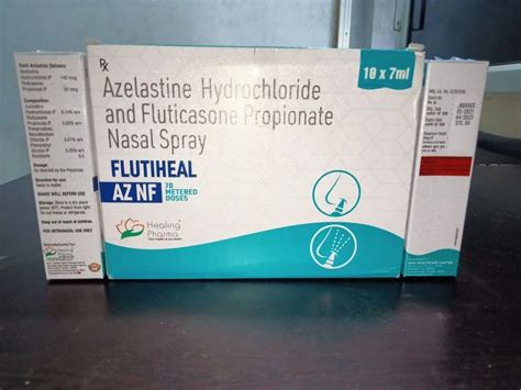 Azelastine Hydrochloride And Fluticasone Furoate Nasal Spray Packaging Type Box Packaging