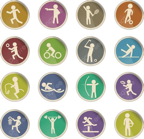 Sport Icon Set Basketball Vector Athletics Vector Basketball Vector