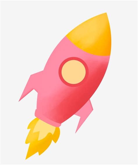 Rocket Illustration Clipart Hd Png Cartoon Rocket Plane Illustration