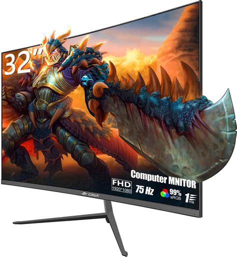 Amazon ZZA 32 Inch QHD Curved Gaming Monitor 2K165HZ 180Hz 1ms