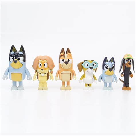 Bluey Bluey & Friends Action Figure Dog 12 PCS Kids Toy Collection Model Bingo | #4619777440