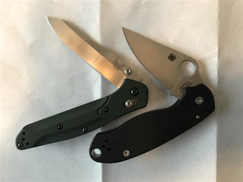 Benchmade 940 And Spyderco Paramilitary 3 Rknives