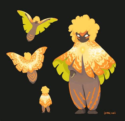 Sky Children of Light fan art / fan designs based on birds, this one is a Golden Crowned Kinglet ...