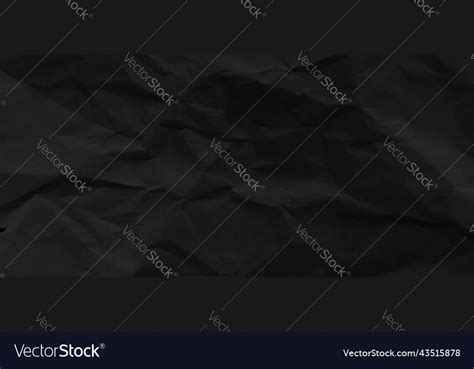 Crumpled Paper Texture Realistic Crease Sheet Vector Image