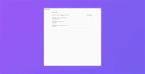 multiple contact enrolment   refresh