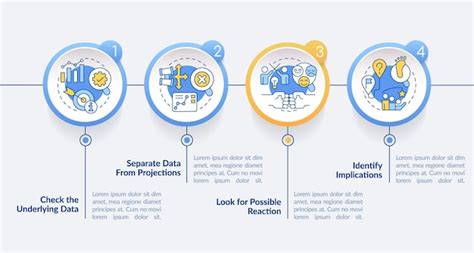 Premium Vector Trend Evaluation Circle Infographic Template