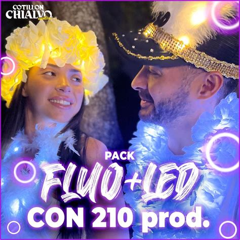 Pack Fluo Y Luminoso Inv Cotillon Chialvo