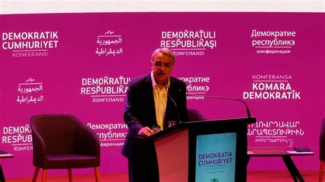 HDP Eş Genel Başkanı Mithat Sancar Demokratik Cumhuriyet Konferansı