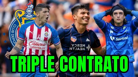 Estalla La Locura En Las Chivas Triple Contrataci N Confirmada Para Las