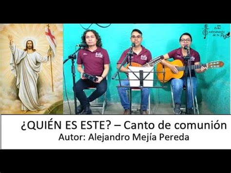 Qui N Es Este Canto De Comuni N Autor Alejandro Mej A Pereda V