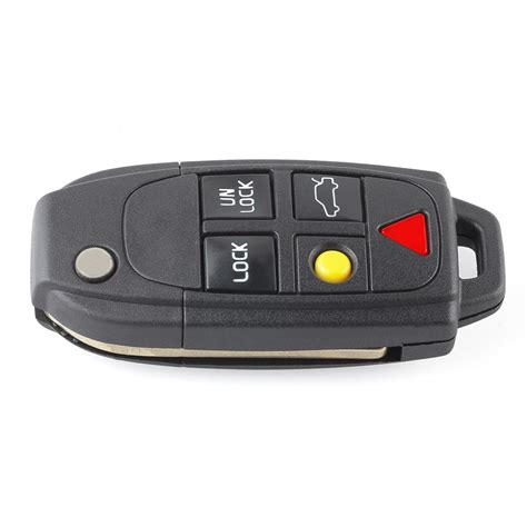 New Uncut Flip Remote Key Shell Case Fob Button For Volvo S S V