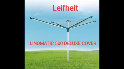 Leifheit Linomatic 500 Deluxe Cover Wäschespinne Test Testbericht YouTube