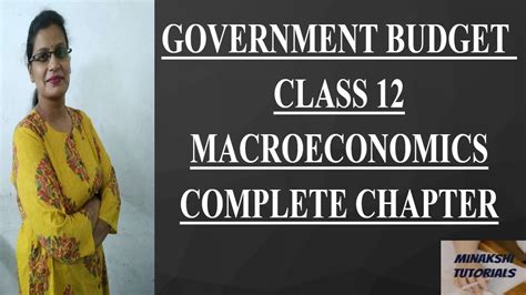 Government Budget Class 12 Macroeconomics Chapter 10 Complete