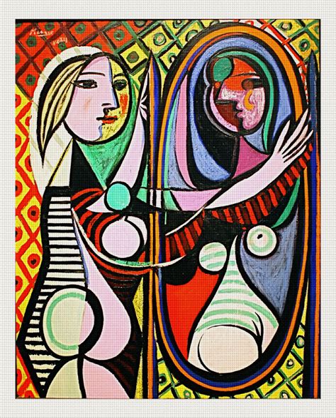 Girl Before A Mirror Picasso Chelsea Needlepoint Product