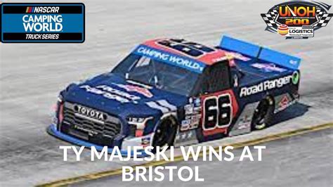 Ty Majeski Wins At Bristol Youtube