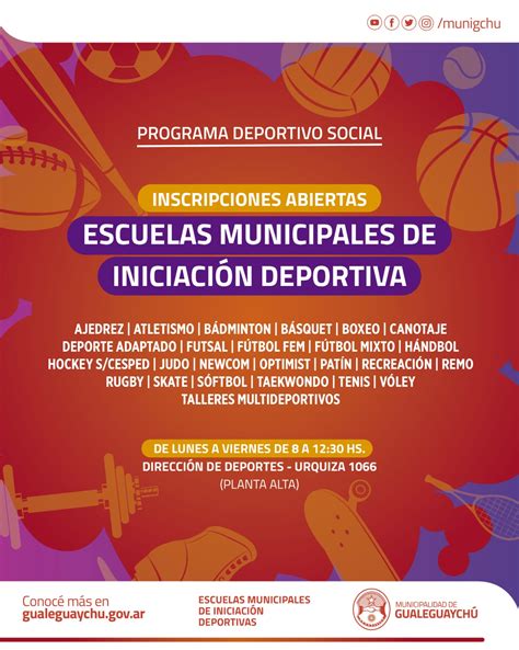 Se Posterga El Inicio De Actividades De Las Escuelas Deportivas