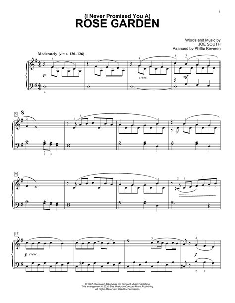 I Never Promised You A Rose Garden Classical Version Arr Phillip