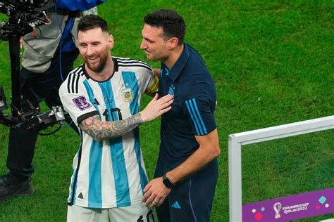 Fin De La Novela De Scaloni Con Argentina Messi Fue Clave En La