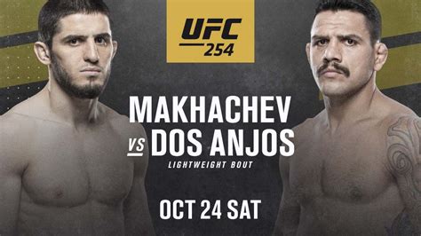 Rafael dos Anjos vs. Islam Makhachev Fight rescheduled for UFC Vegas 15 ...