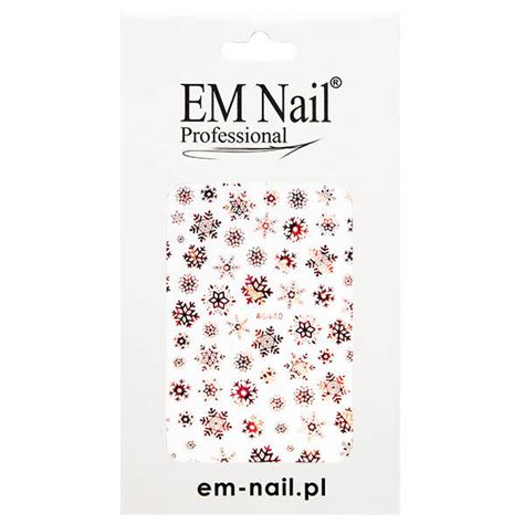 Naklejki Na Paznokcie Nail Art Naklejki Em Nail Professional Nail