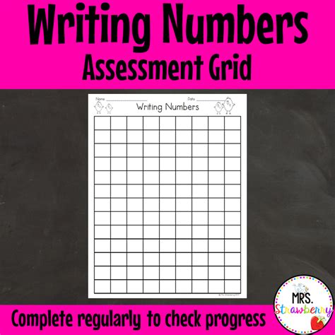 Writing Numbers To 100 And Beyond Assessment Mrs Strawberry