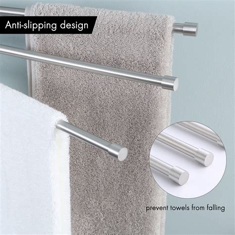 Kes Swivel Towel Bar Sus Stainless Steel Arm Bathroom Swing