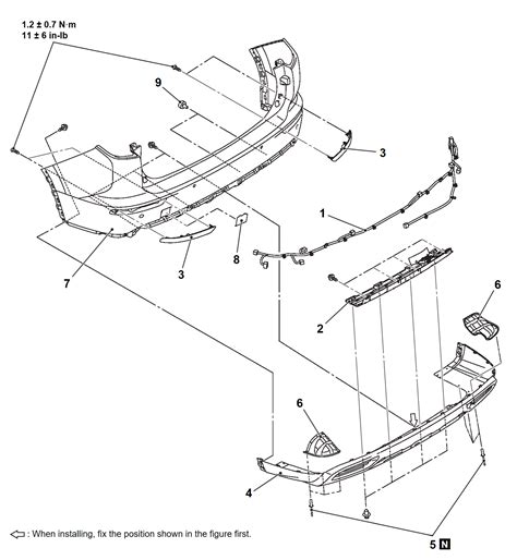 Rear Bumper Assembly Disassembly And Reassembly