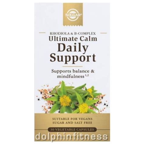 Solgar Ultimate Calm Daily Support 30 Vegetable Capsules