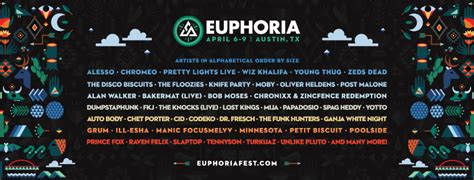 Euphoria Festival 2017 What It Is And Who To See The Revue