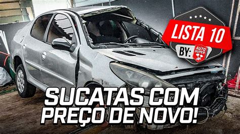 10 CARROS DESTRUÍDOS e BATIDOS PREÇO DE CARRO NOVO ABSURDO YouTube