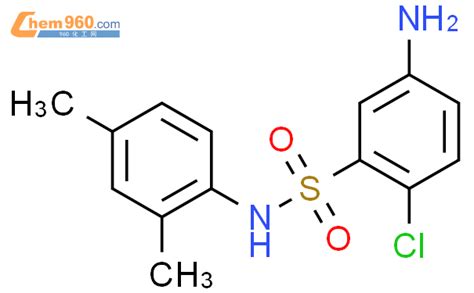 71215 81 1 5 氨基 2 氯 N 2 4 二甲苯基 苯磺酰胺化学式结构式分子式molsmiles 960化工网