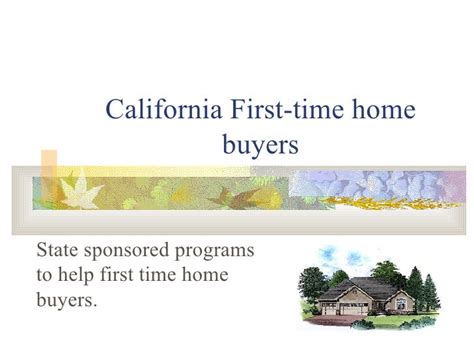 California First Time Home Buyer Program 2024 Program Emelda Shayna