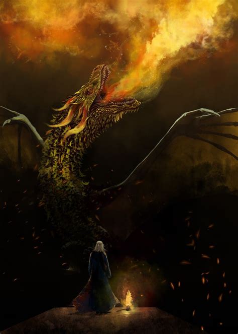 Dragon (Vermithor) Daemon, Tuğce Karaburçak | Game of thrones art, Targaryen art, Dragon