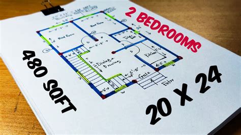 16 X 30 Sqft Small House Plan II 480 Sqft Ghar Ka Naksha II 54 OFF