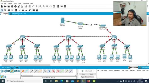 Cara Membuat Simulasi Jaringan Sekolah Cisco Packet Trecer Youtube