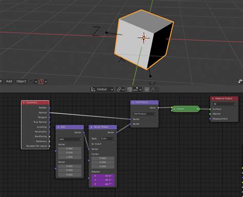 Shader Newbie How To Calculate Signed Angle Between Object And Face