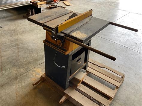 Rockwell 34 660 10” Table Saw Bigiron Auctions