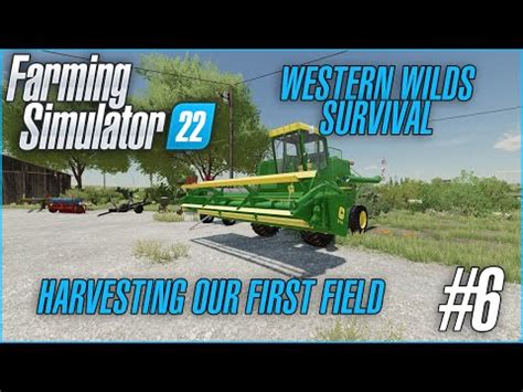 BUYING A NEW HARVESTER Western Wilds Survival FS22 Ep5 YouTube