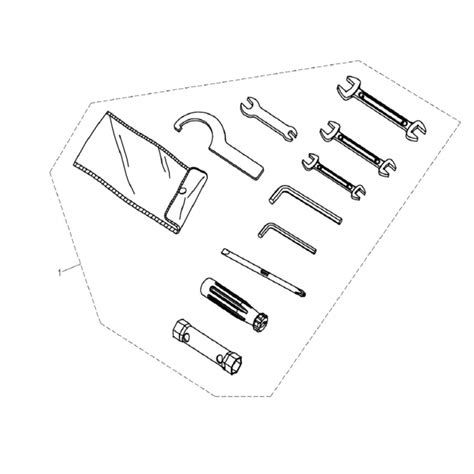 Vue Eclatée pièce Outils CFMOTO ZFORCE 600 EX