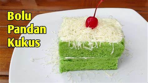 Resep Bolu Kukus Pandan Tanpa Mixer YouTube